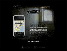 Tablet Screenshot of abandonedapp.com